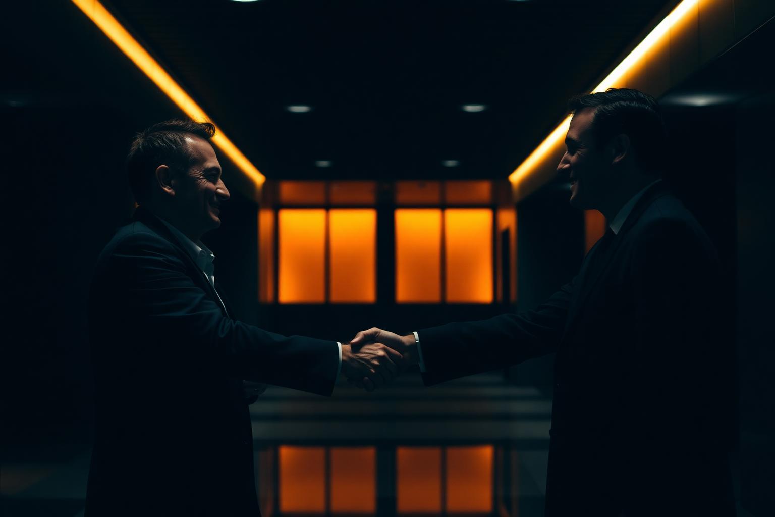 Poignée de main professionnelle
